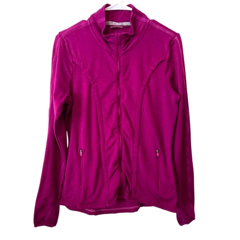 Athleta Full Zip UNIQUE Jacket with Back vent and thumb‎ holes